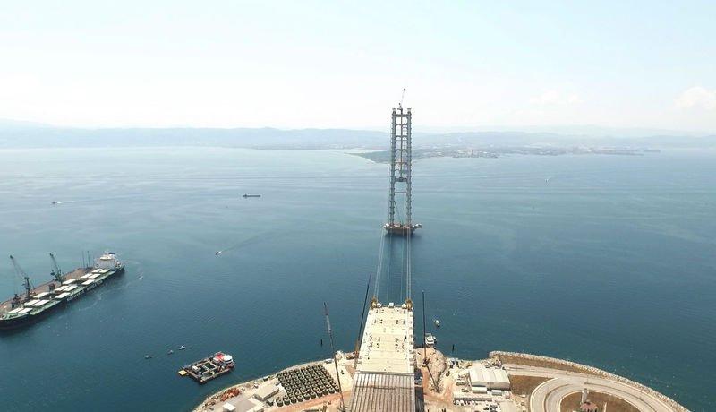 İzmit Körfez Geçiş Köprüsü'nde son durum