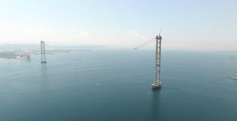 İzmit Körfez Geçiş Köprüsü'nde son durum