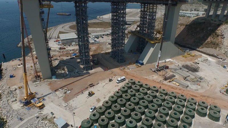 İzmit Körfez Geçiş Köprüsü'nde son durum