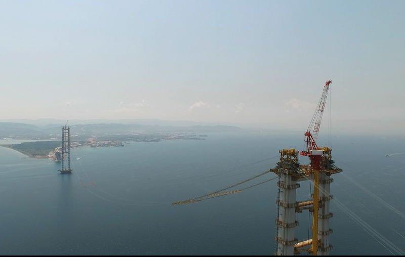İzmit Körfez Geçiş Köprüsü'nde son durum