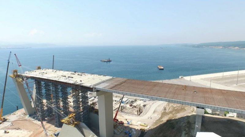İzmit Körfez Geçiş Köprüsü'nde son durum