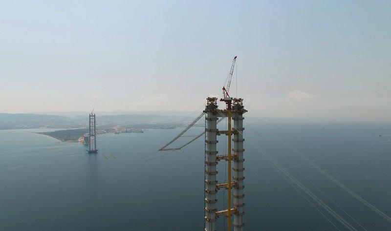 İzmit Körfez Geçiş Köprüsü'nde son durum