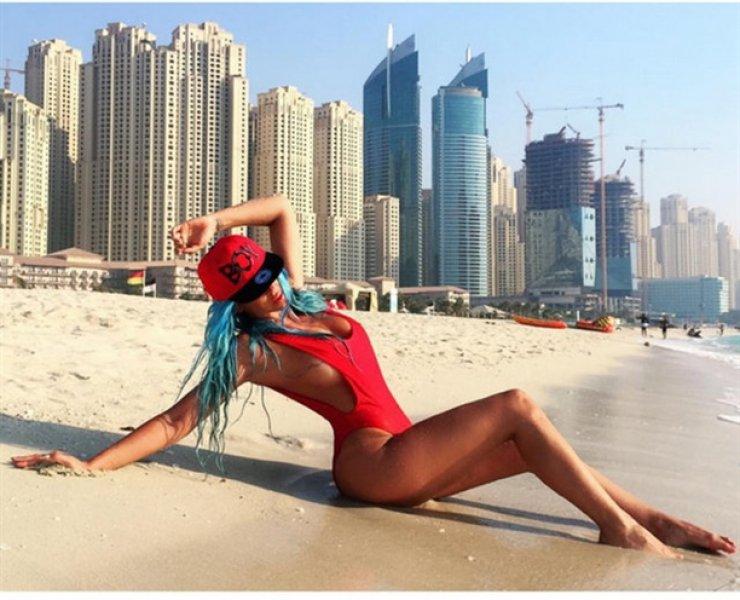 Beşiktaş’ın yengesi Jelena Karleusa Dubai’yi fethetti - Resim 4