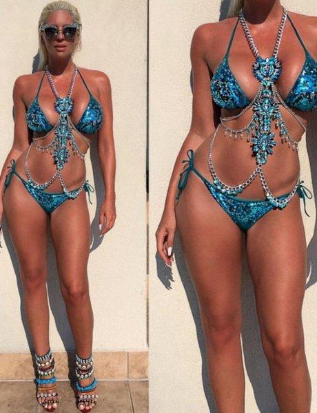 Beşiktaş’ın yengesi Jelena Karleusa Dubai’yi fethetti - Resim 24