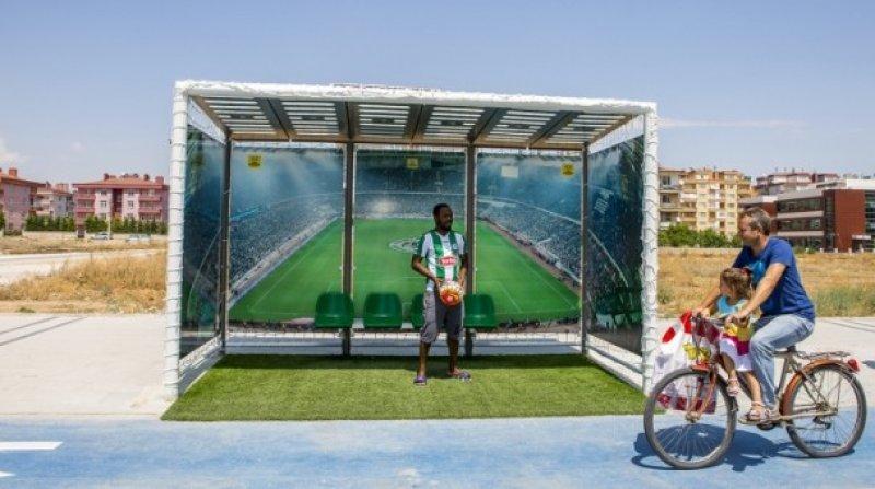 Torku Arena Stadı'na özel kale durak hizmete sunuldu 