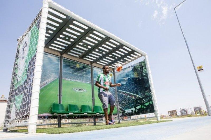Torku Arena Stadı'na özel kale durak hizmete sunuldu 