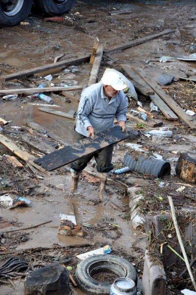 Artvin'de sel felaketi