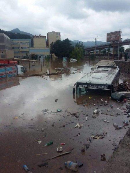 Artvin'de sel felaketi