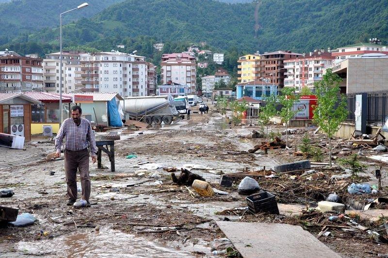 Artvin'de sel felaketi