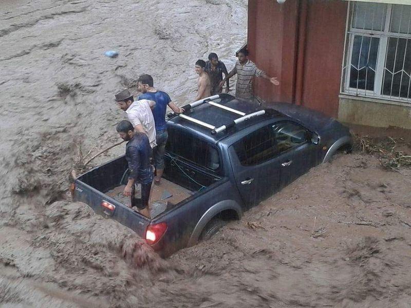Artvin'de sel felaketi