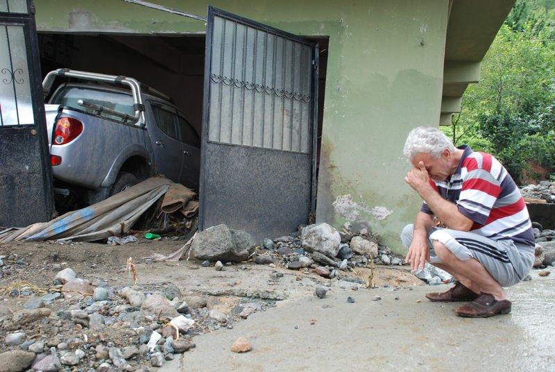 Artvin'de sel felaketi