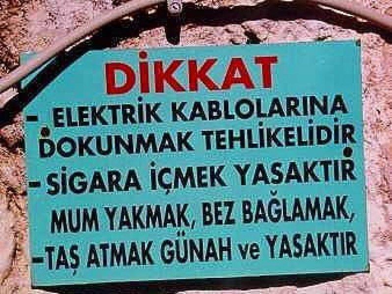 Akıllara zarar yasak tabelalar