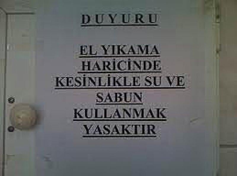 Akıllara zarar yasak tabelalar