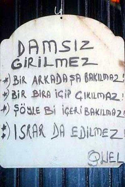 Akıllara zarar yasak tabelalar