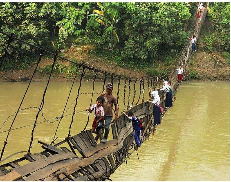 Dünyanın en zorlu okul yolları