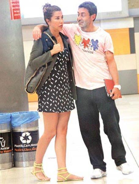 Deniz Akkaya sevgilisi Murat Varol'dan dayak yedi