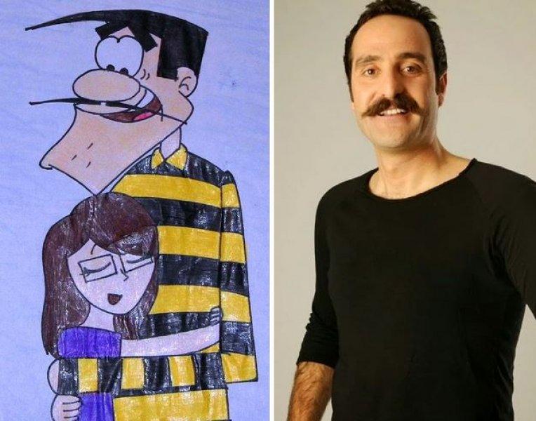 Çizgi karakterlere benzeyen ünlüler 
