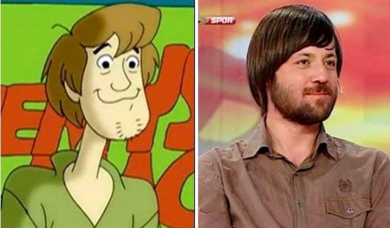 Çizgi karakterlere benzeyen ünlüler 