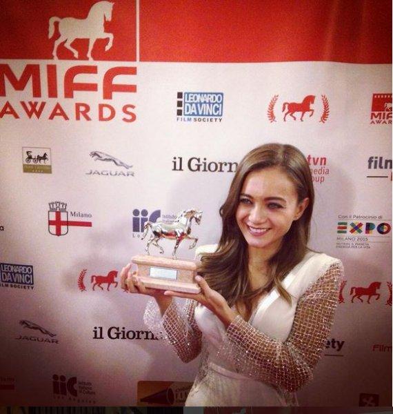 Damla Sönmez Milano'da en iyi kadın oyuncu seçildi 