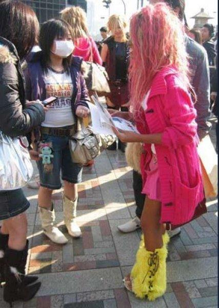 Japonların çılgın sokak modası