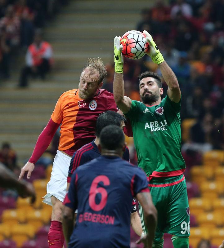 Galatasaray-Mersin İdman Yurdu maçından kareler