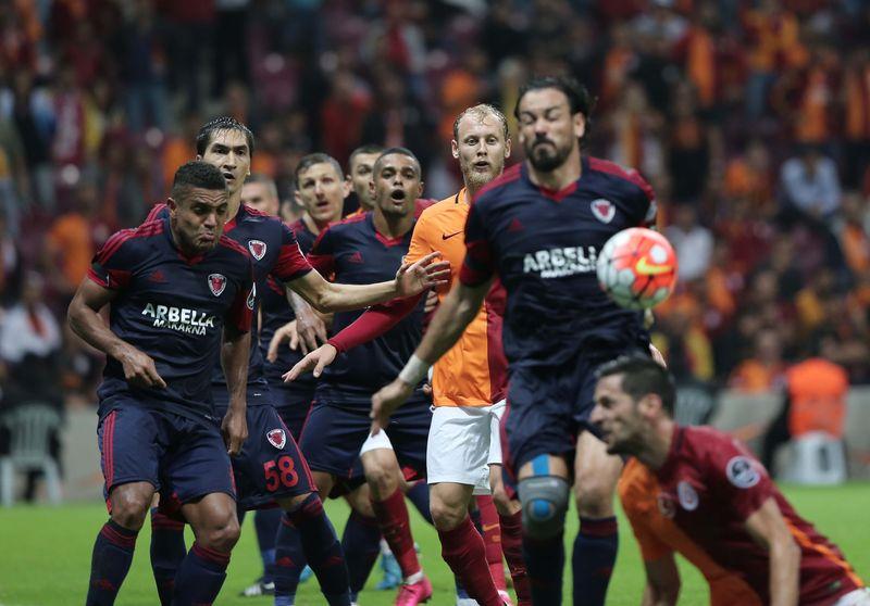 Galatasaray-Mersin İdman Yurdu maçından kareler