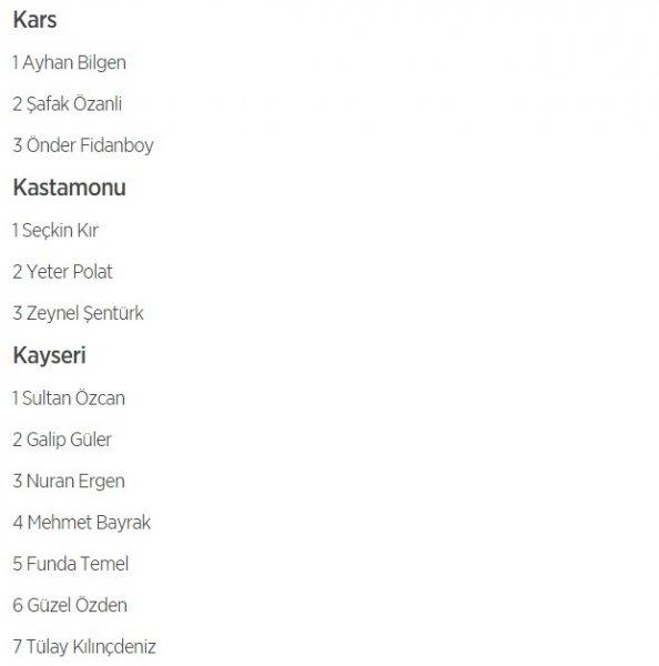 HDP'nin 1 Kasım milletvekili aday listesi