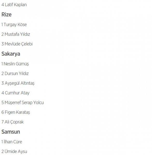 HDP'nin 1 Kasım milletvekili aday listesi