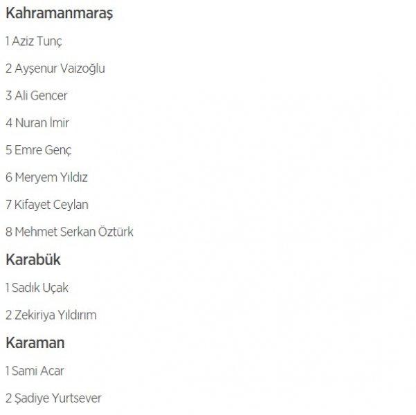 HDP'nin 1 Kasım milletvekili aday listesi