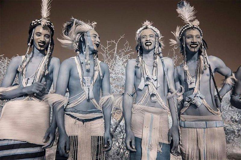 Afrikalı Wodaabe Kabilesi her yıl erkek güzellik yarışması düzenliyor