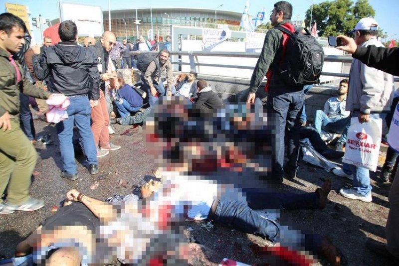 Ankara'daki patlamadan ilk görüntüler