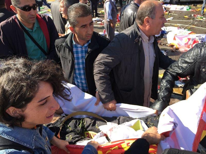 Ankara'daki patlamadan ilk görüntüler