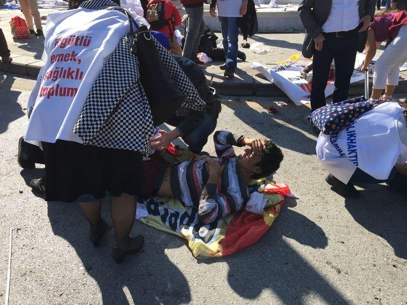 Ankara'daki patlamadan ilk görüntüler