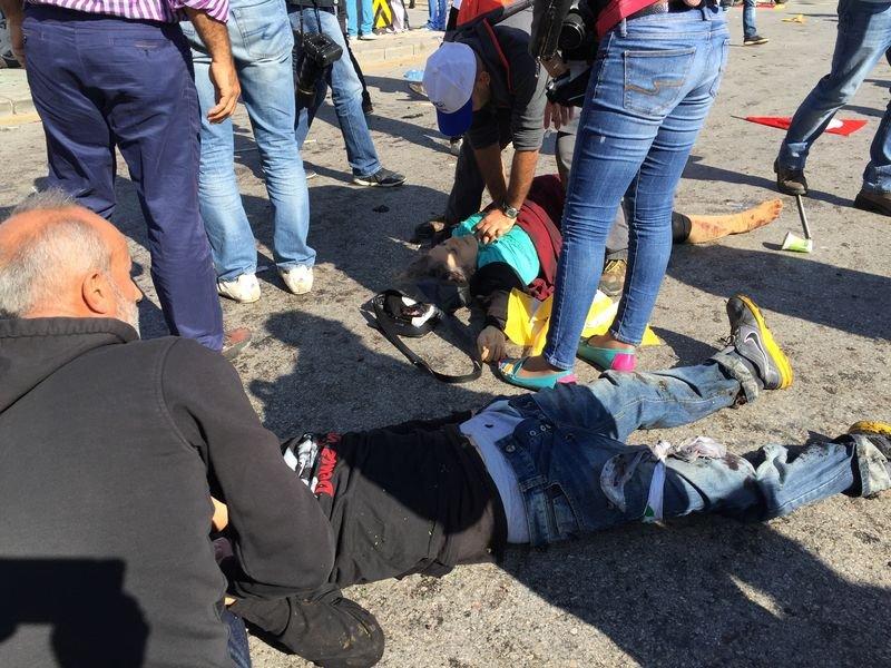 Ankara'daki patlamadan ilk görüntüler