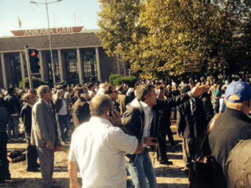 Ankara'daki patlamadan ilk görüntüler