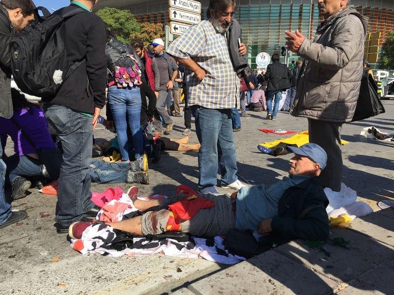 Ankara'daki patlamadan ilk görüntüler