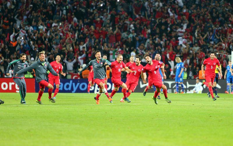 EURO 2016 Elemeleri Türkiye - İzlanda maçından kareler