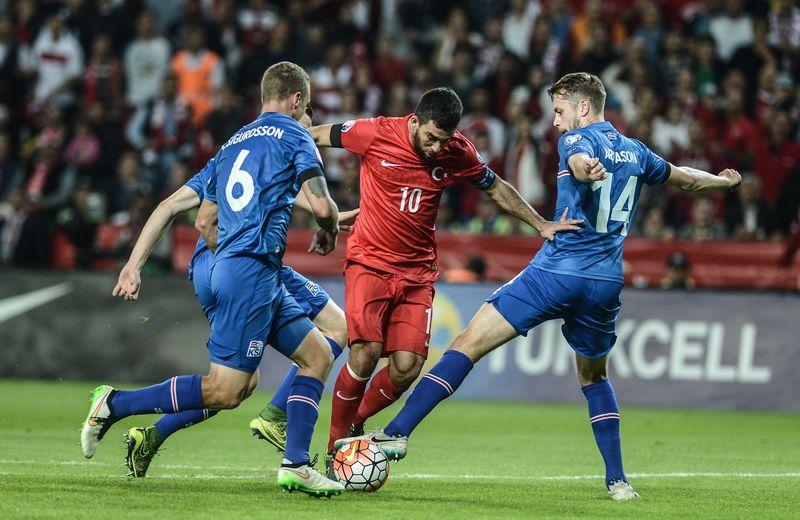 EURO 2016 Elemeleri Türkiye - İzlanda maçından kareler