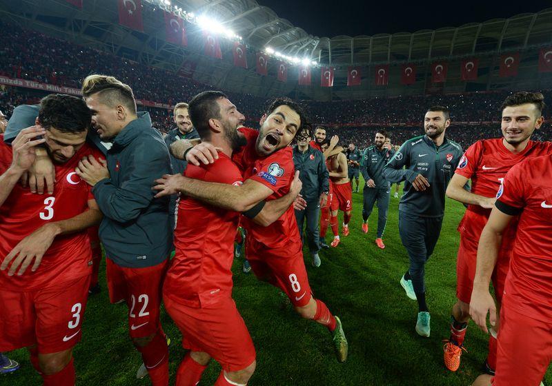 EURO 2016 Elemeleri Türkiye - İzlanda maçından kareler
