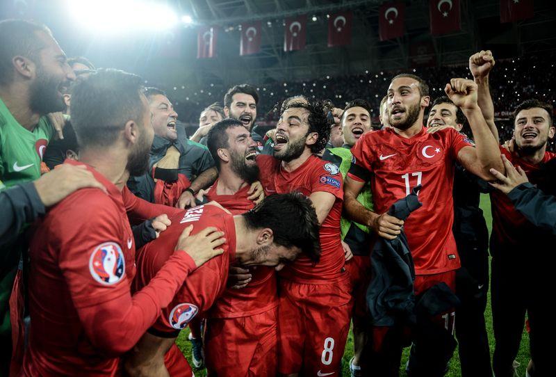 EURO 2016 Elemeleri Türkiye - İzlanda maçından kareler
