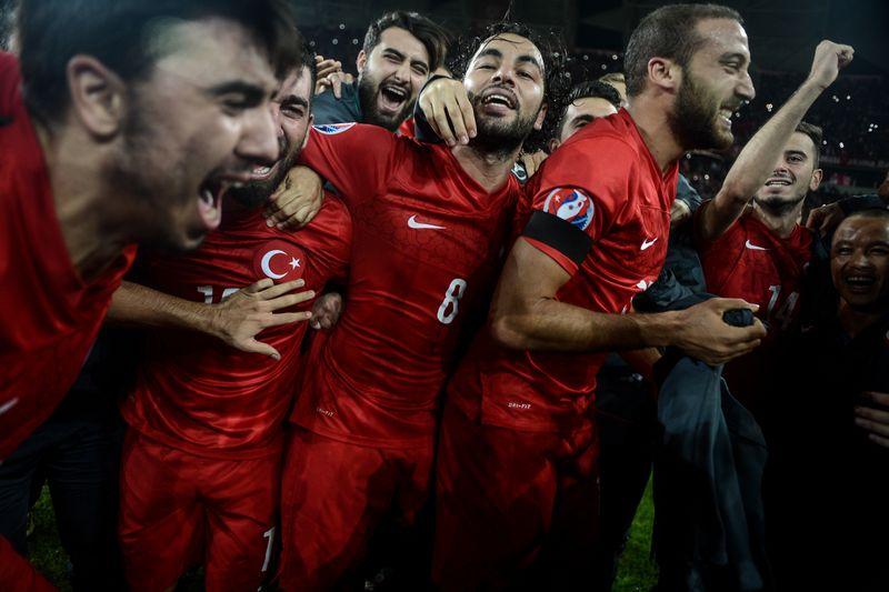EURO 2016 Elemeleri Türkiye - İzlanda maçından kareler