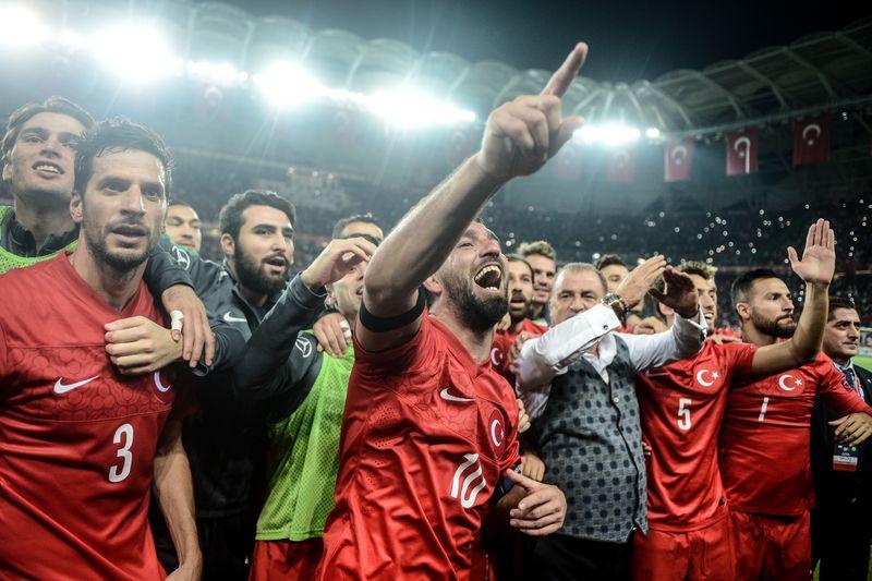 EURO 2016 Elemeleri Türkiye - İzlanda maçından kareler