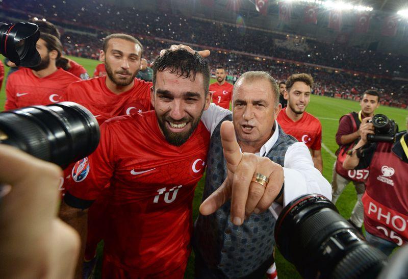 EURO 2016 Elemeleri Türkiye - İzlanda maçından kareler