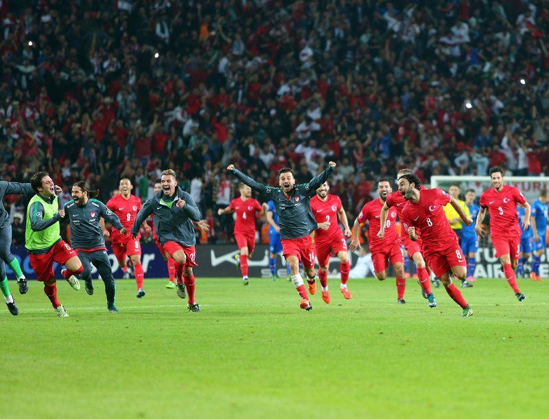 EURO 2016 Elemeleri Türkiye - İzlanda maçından kareler