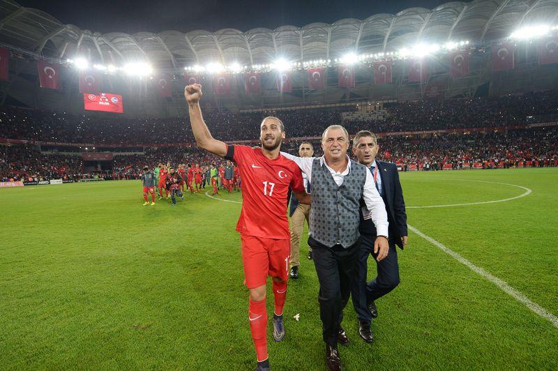 EURO 2016 Elemeleri Türkiye - İzlanda maçından kareler