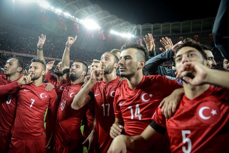 EURO 2016 Elemeleri Türkiye - İzlanda maçından kareler