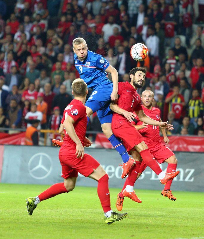 EURO 2016 Elemeleri Türkiye - İzlanda maçından kareler