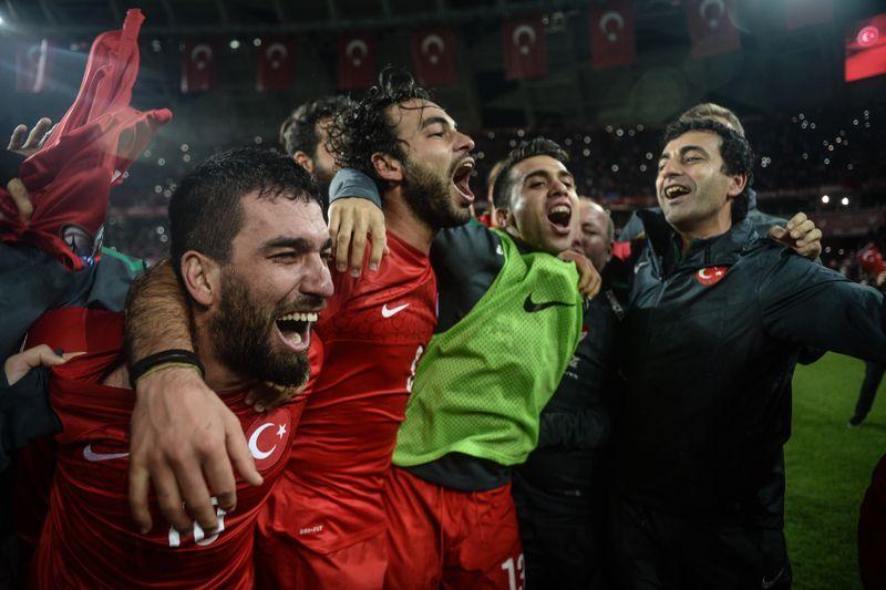 EURO 2016 Elemeleri Türkiye - İzlanda maçından kareler
