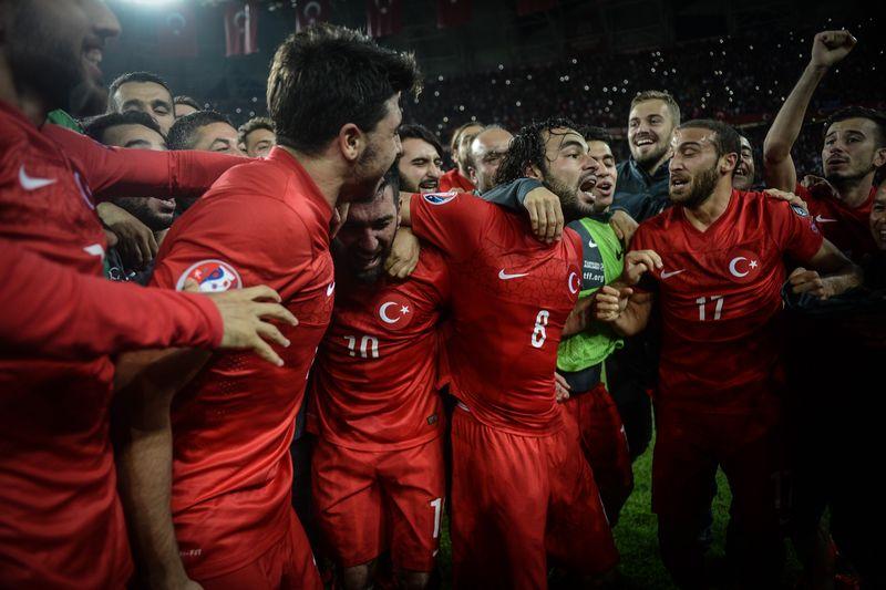 EURO 2016 Elemeleri Türkiye - İzlanda maçından kareler
