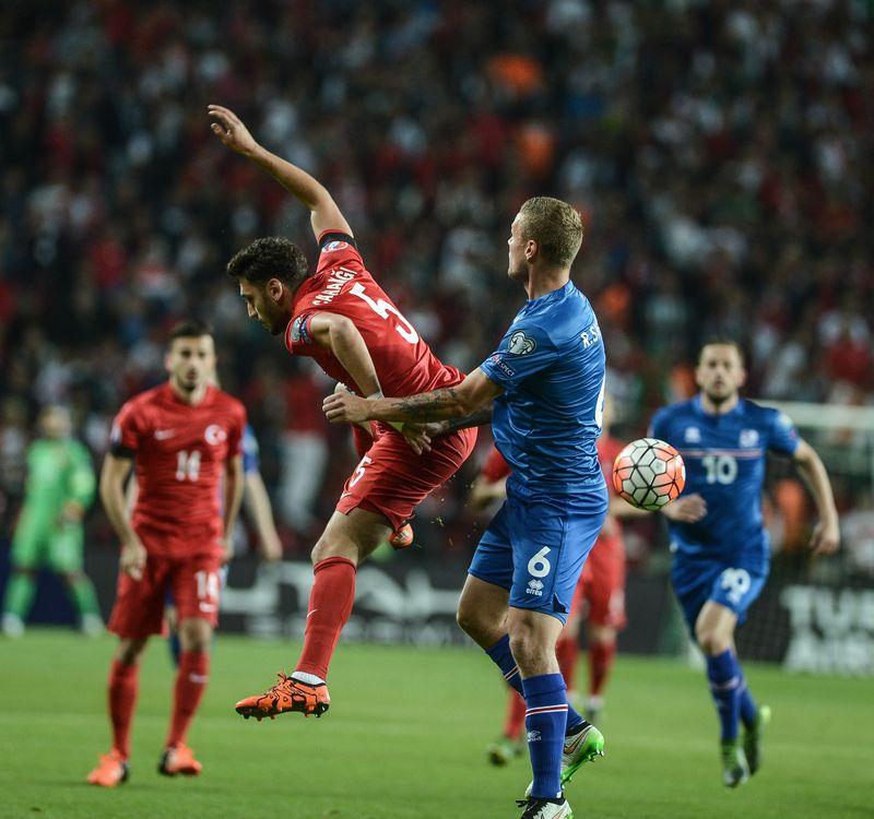 EURO 2016 Elemeleri Türkiye - İzlanda maçından kareler